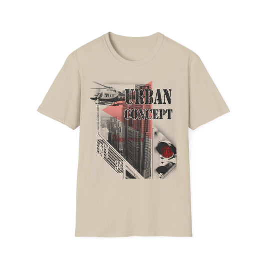Urban Concept Unisex T-Shirt, Streetwear Tee, Graphic Tee, Casual Fashion, Gift for Him/Her, Trendy Urban Wear