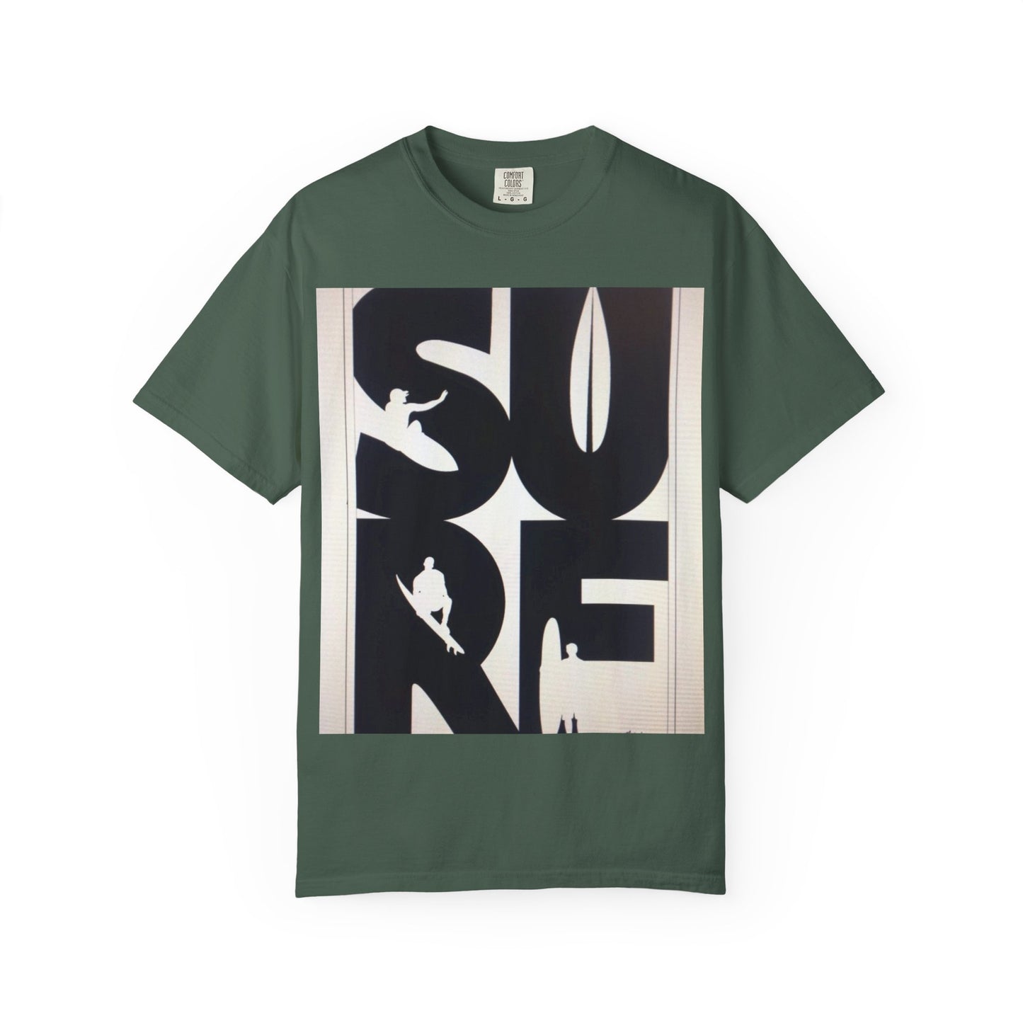 Surf Inspired Unisex Garment-Dyed T-Shirt, Beachwear, Casual Summer Tee, Surfing Gift, Trendy Streetwear, Comfortable Lifestyle Top