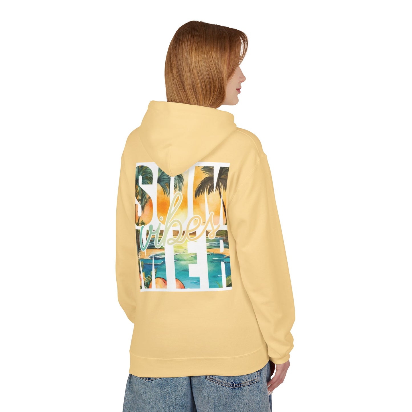Summer Vibes Unisex Fleece Hoodie