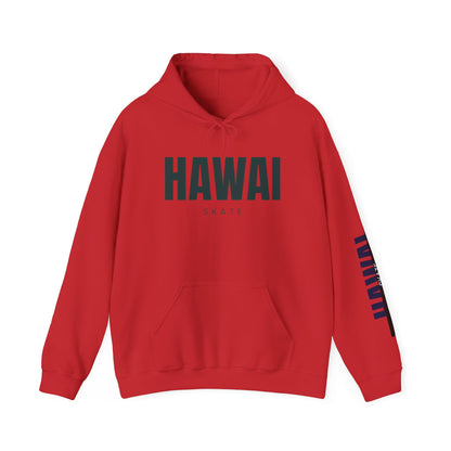 Hawai Skate Hooded Sweatshirt - Casual Streetwear, Unisex Pullover, Perfect for Skate Lovers, Ideal for Everyday Wear, Gift for Him/Her