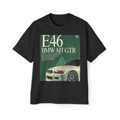 E46 BMW M3 GTR Tee — Vintage Racing Poster Graphic T-Shirt