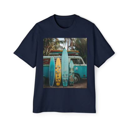 Surf Van Photo T‑Shirt — Vintage Surfboard Beach Tee