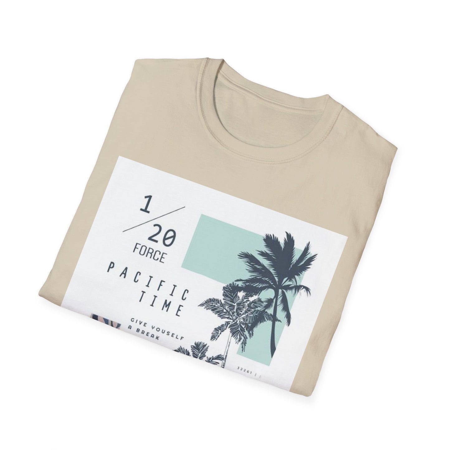 Summer Vibe Unisex Softstyle T-Shirt - Pacific Time Graphic Tee