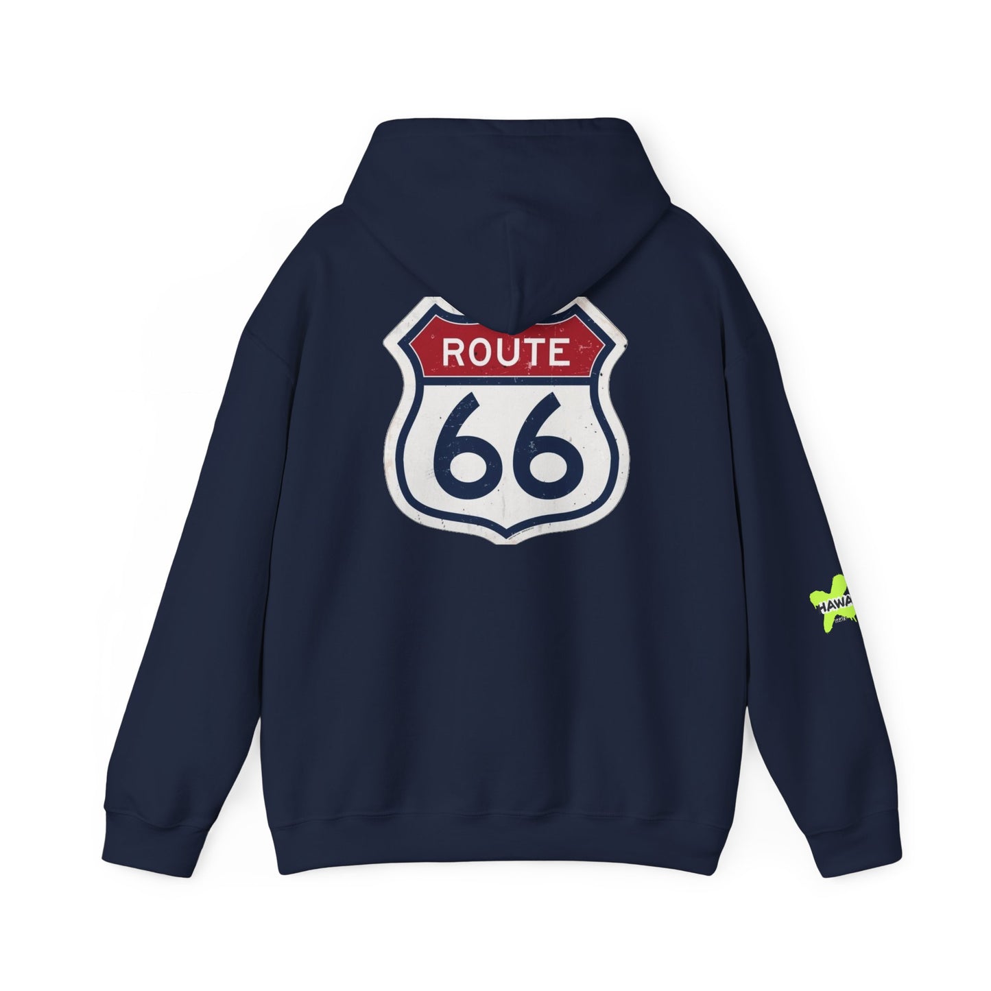 Route 66 Vintage Hooded Sweatshirt | Unisex Heavy Blend™