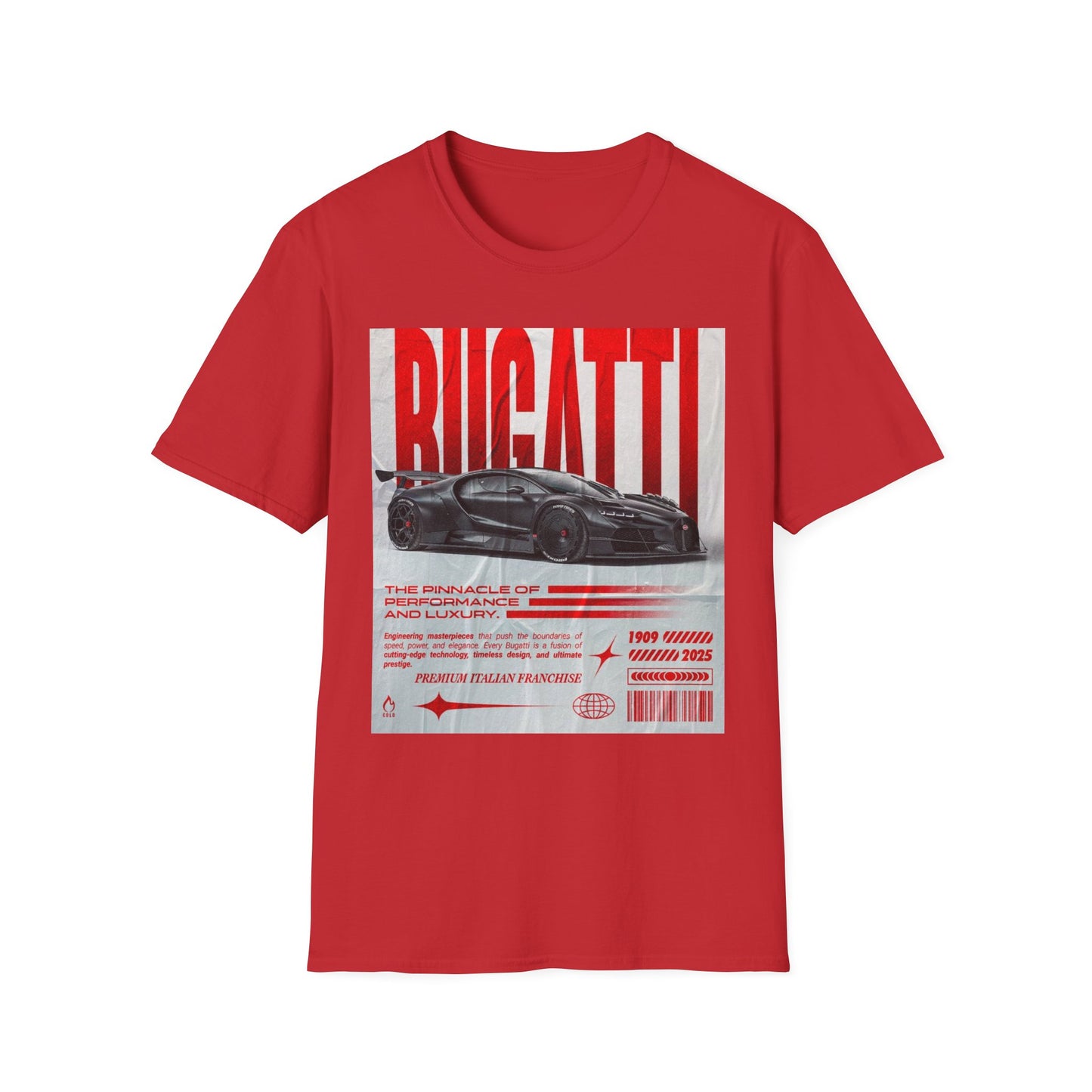 Luxury Bugatti Unisex T-Shirt - Performance & Style