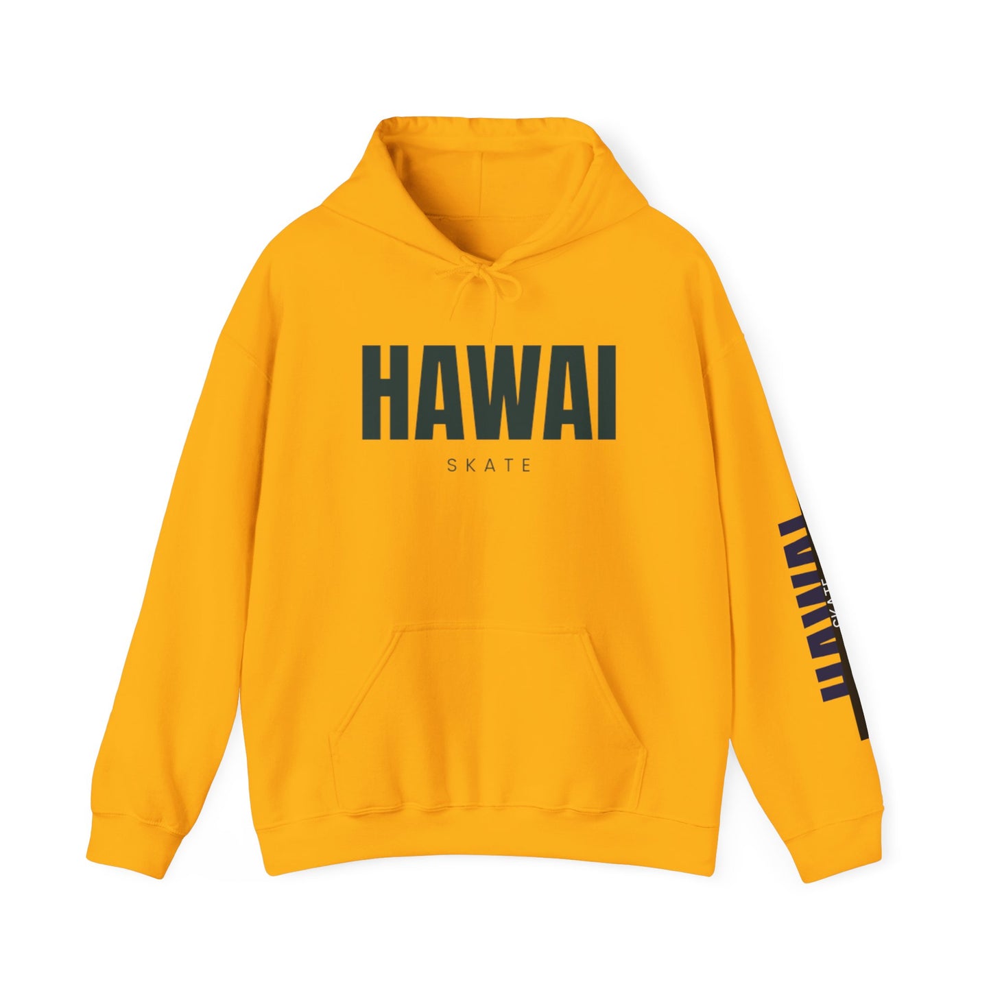 Hawai Skate Hooded Sweatshirt - Casual Streetwear, Unisex Pullover, Perfect for Skate Lovers, Ideal for Everyday Wear, Gift for Him/Her