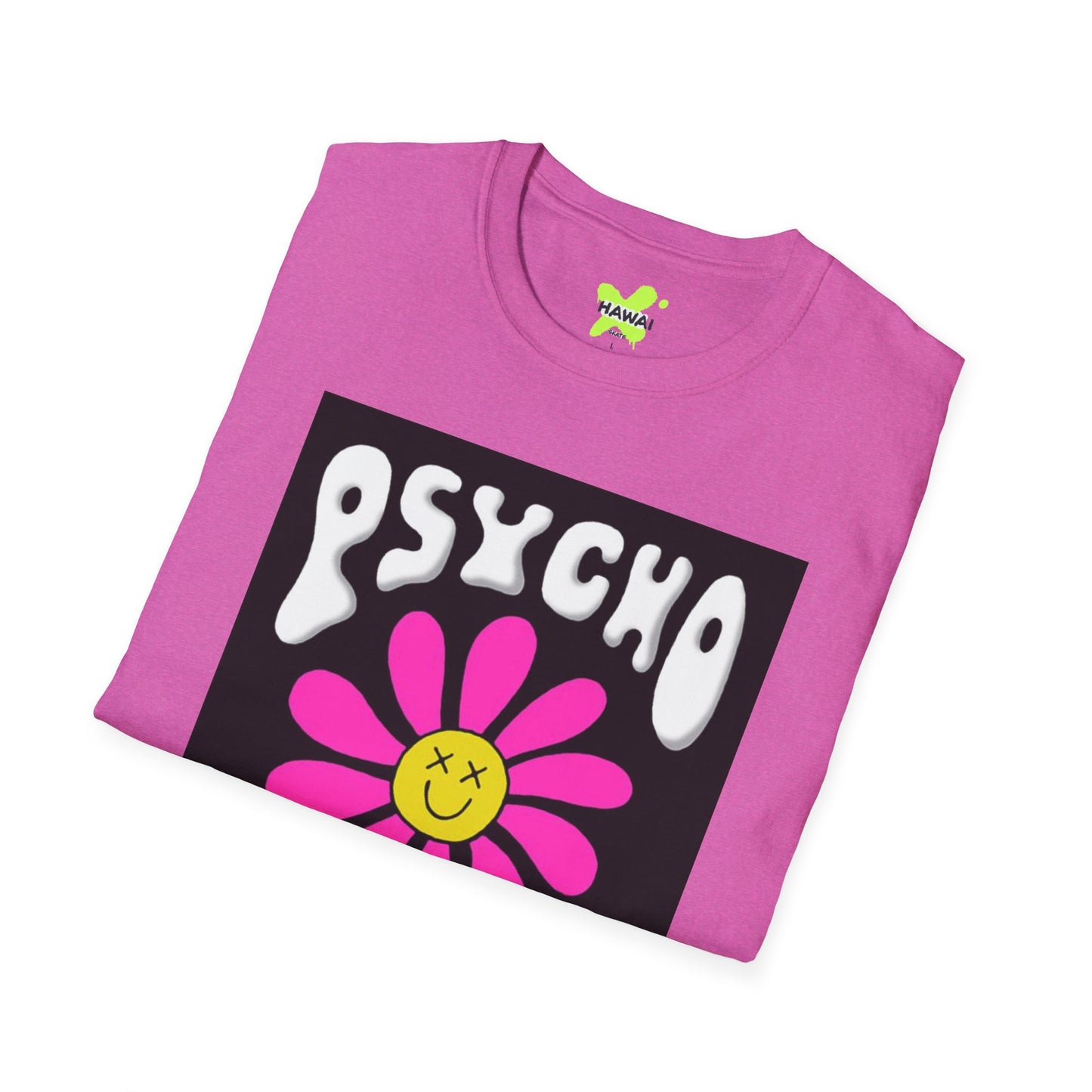 Psychedelic Flower Unisex Softstyle T-Shirt