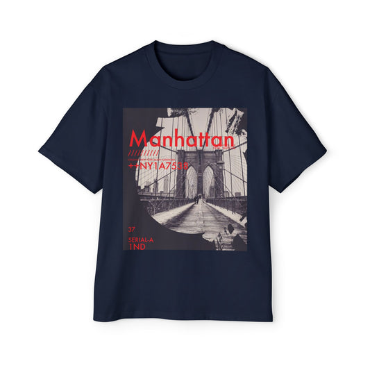 Manhattan Bridge Graphic Tee — Vintage NYC Photo Print