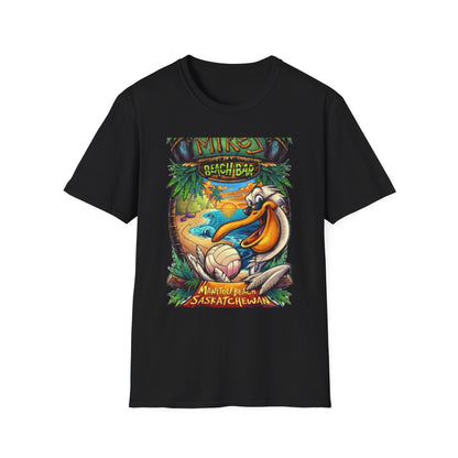 Beach Bar Vibes Unisex Softstyle T-Shirt - Perfect for Summer Fun and Relaxation