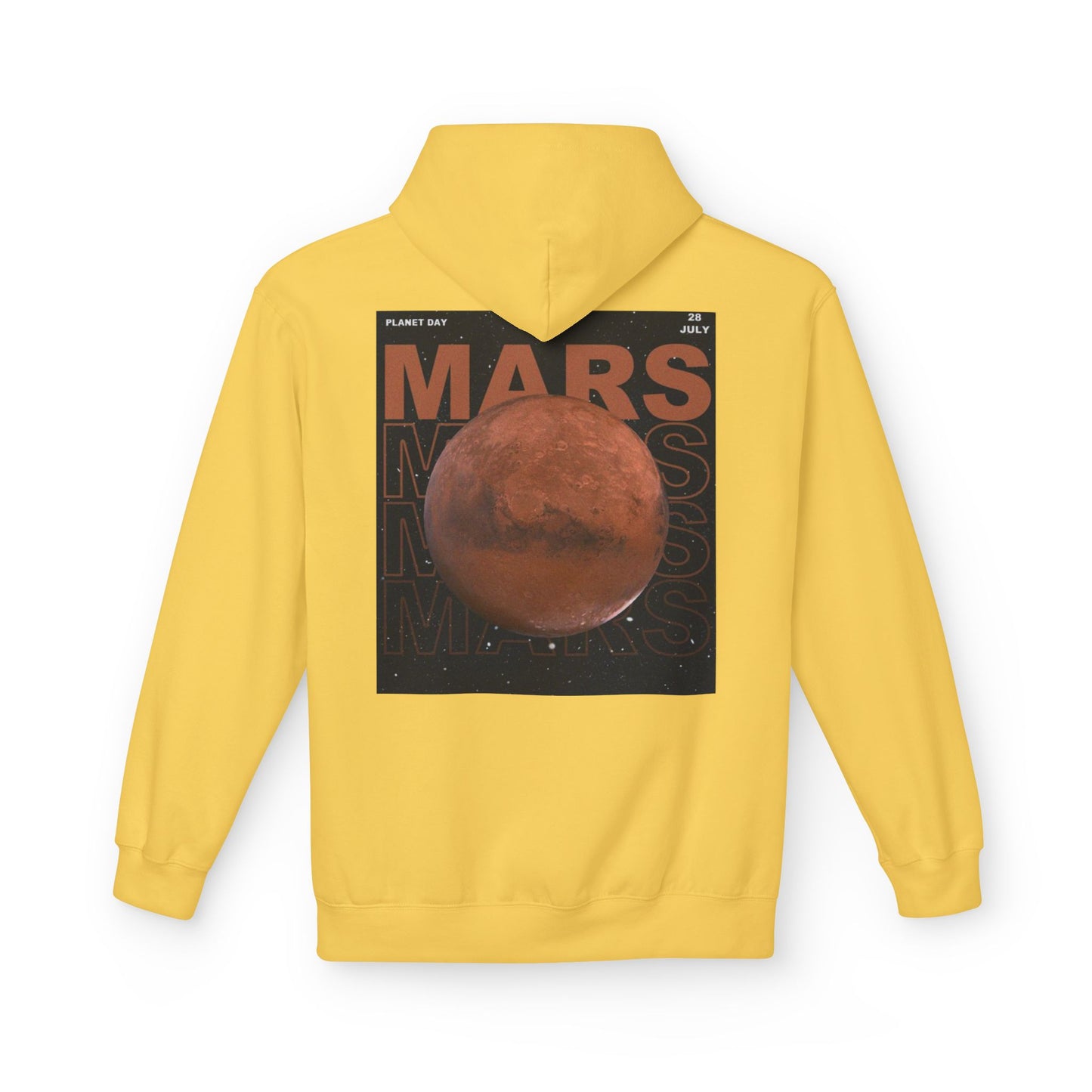 Mars Day Unisex Fleece Hoodie - Space Adventure Apparel