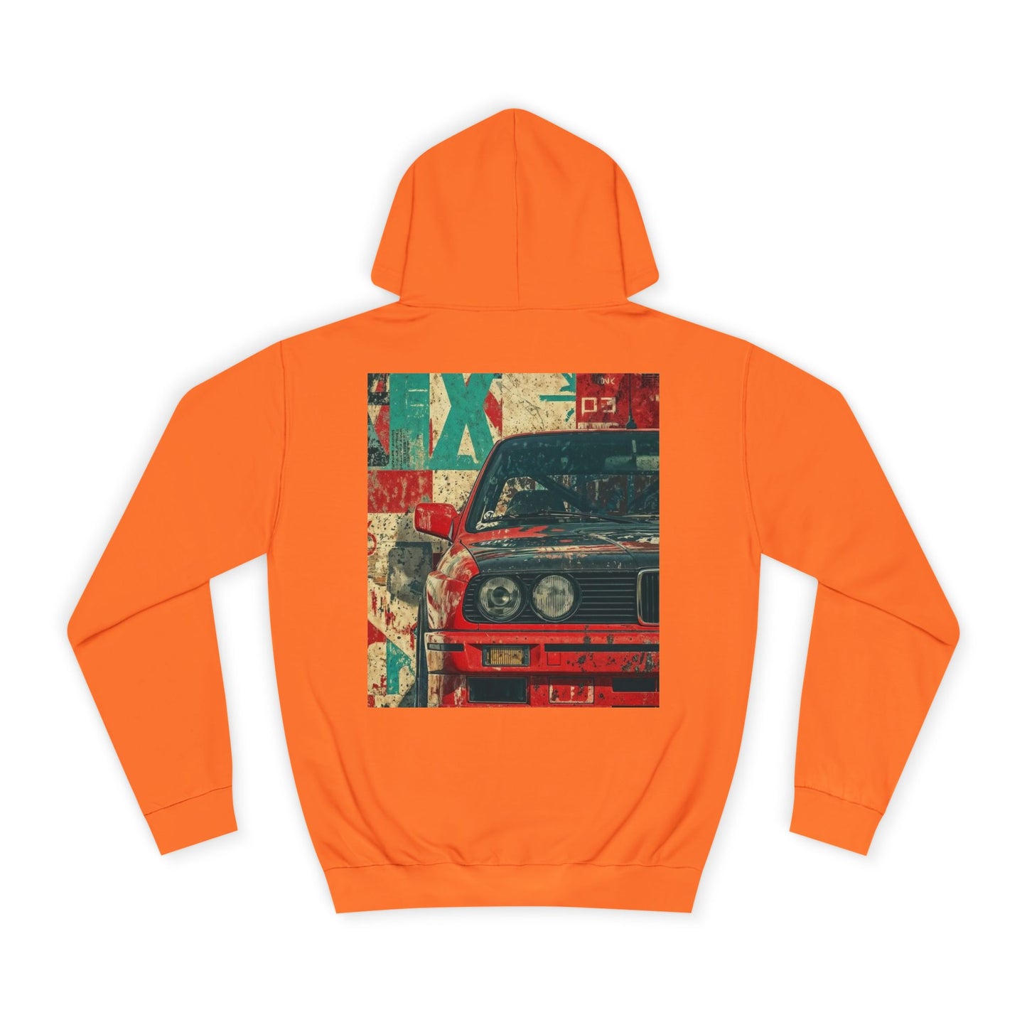 Vintage Racing Car Hoodie — Retro Motorsport Graphic Pullover