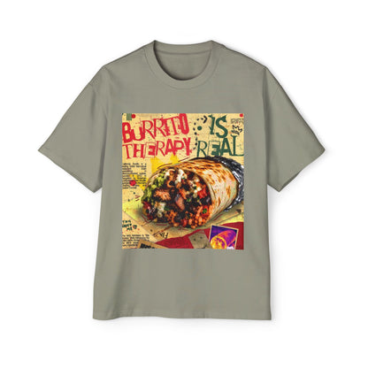 Burrito Is Therapy Tee — Funny Food Graphic T-Shirt