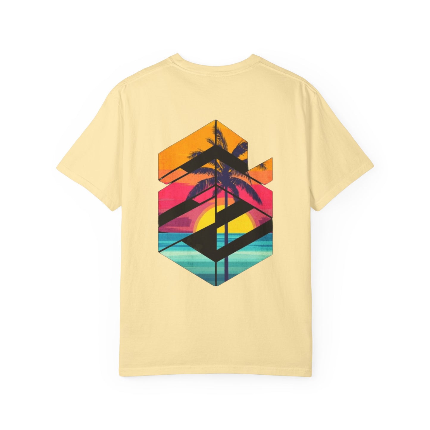 Tropical Sunset Unisex T-Shirt | Beach Vibes & Relaxation