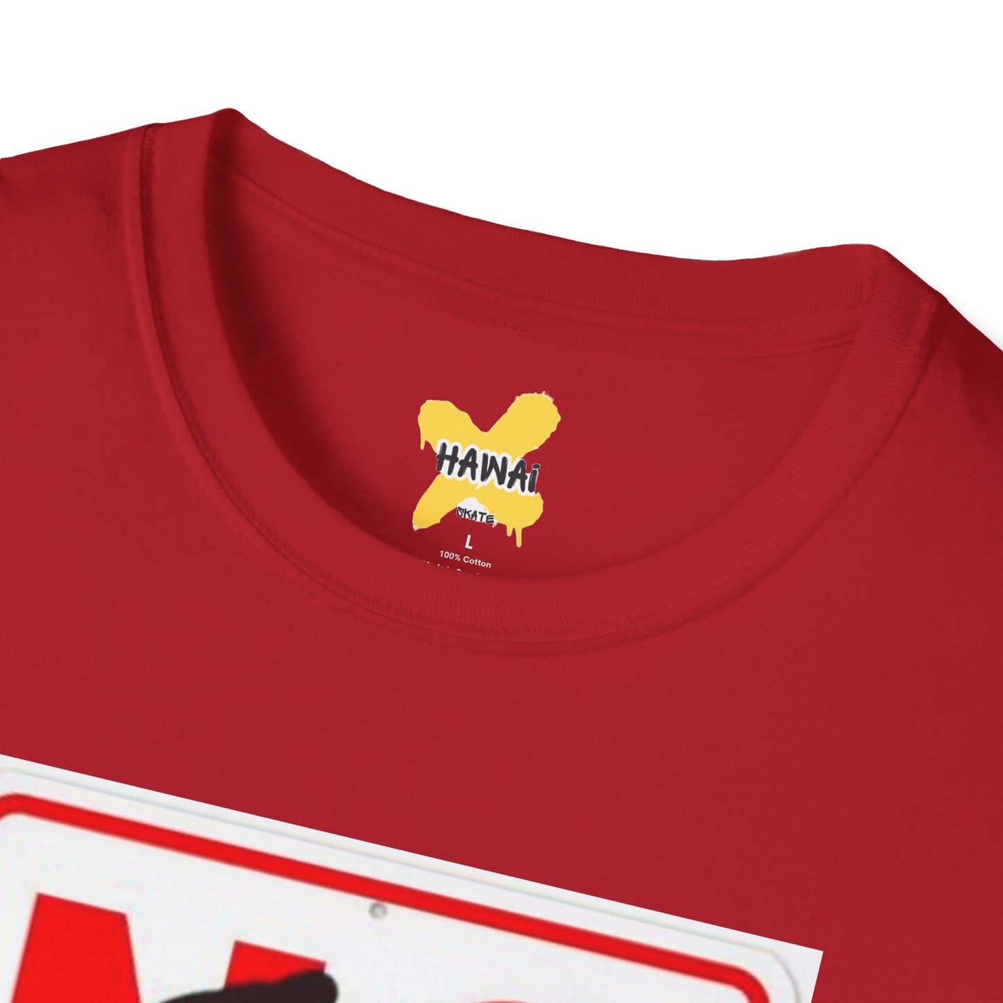 No Skateboarding Funny Unisex T-Shirt - City Police Sign Design