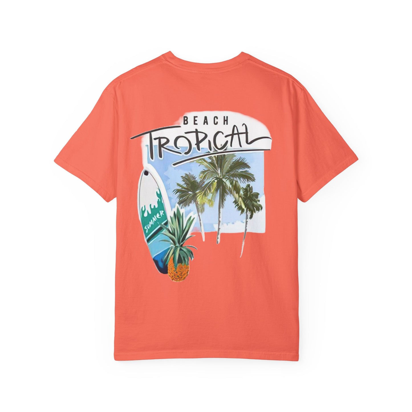 Tropical Graphic Tee, Unisex Beach Shirt, Summer Shirt, Vacation Wear, Casual Essentials, Gift for Beach Lovers