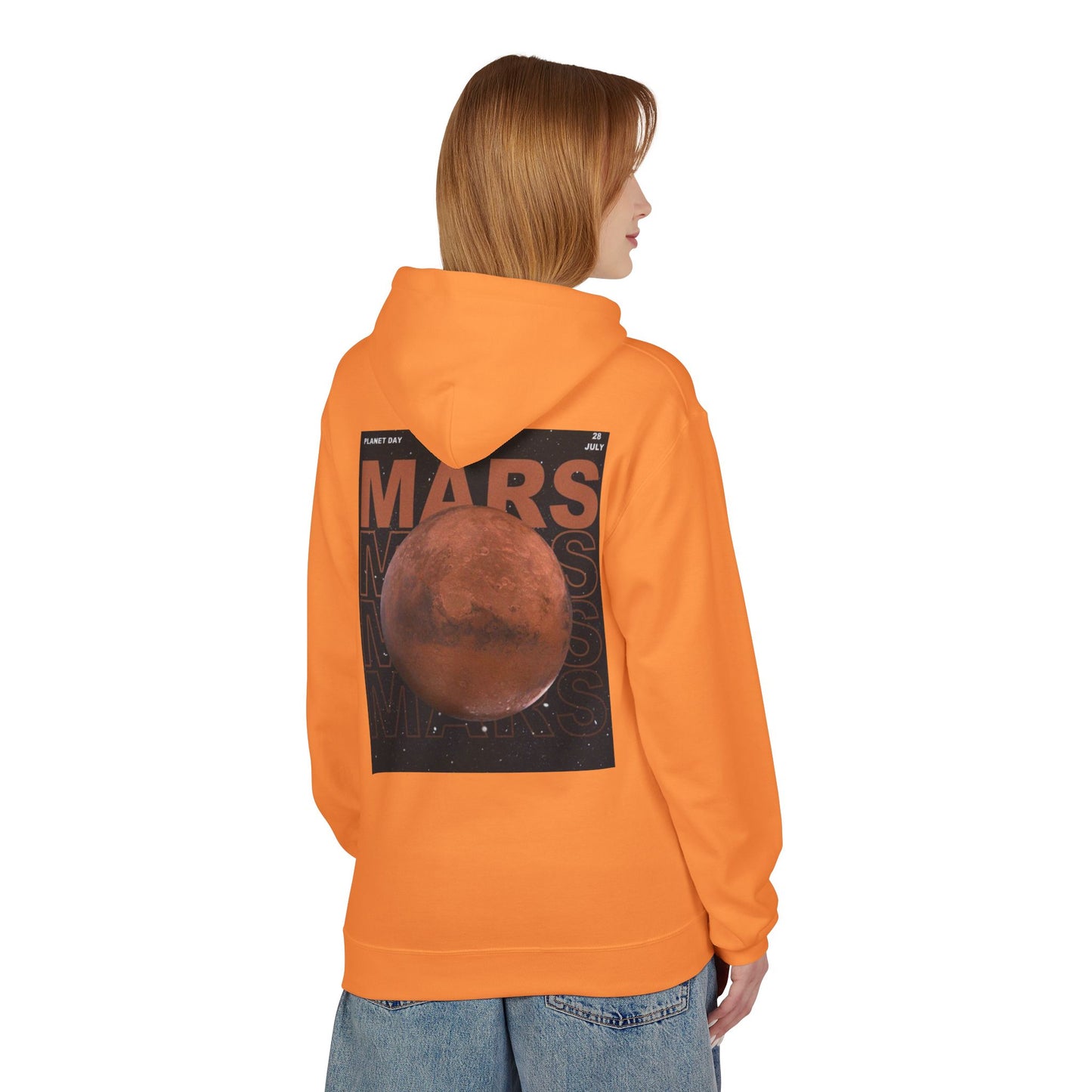 Mars Day Unisex Fleece Hoodie - Space Adventure Apparel