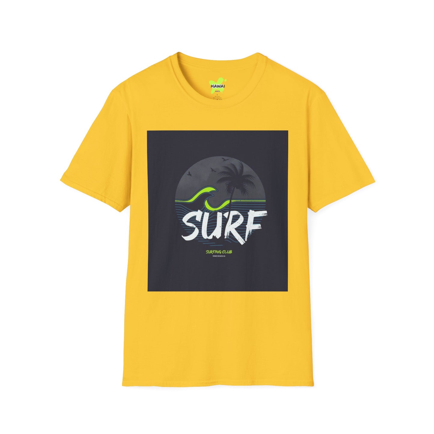 Surfing Club Unisex Softstyle T-Shirt | Chill Vibe Tee for Surf Lovers