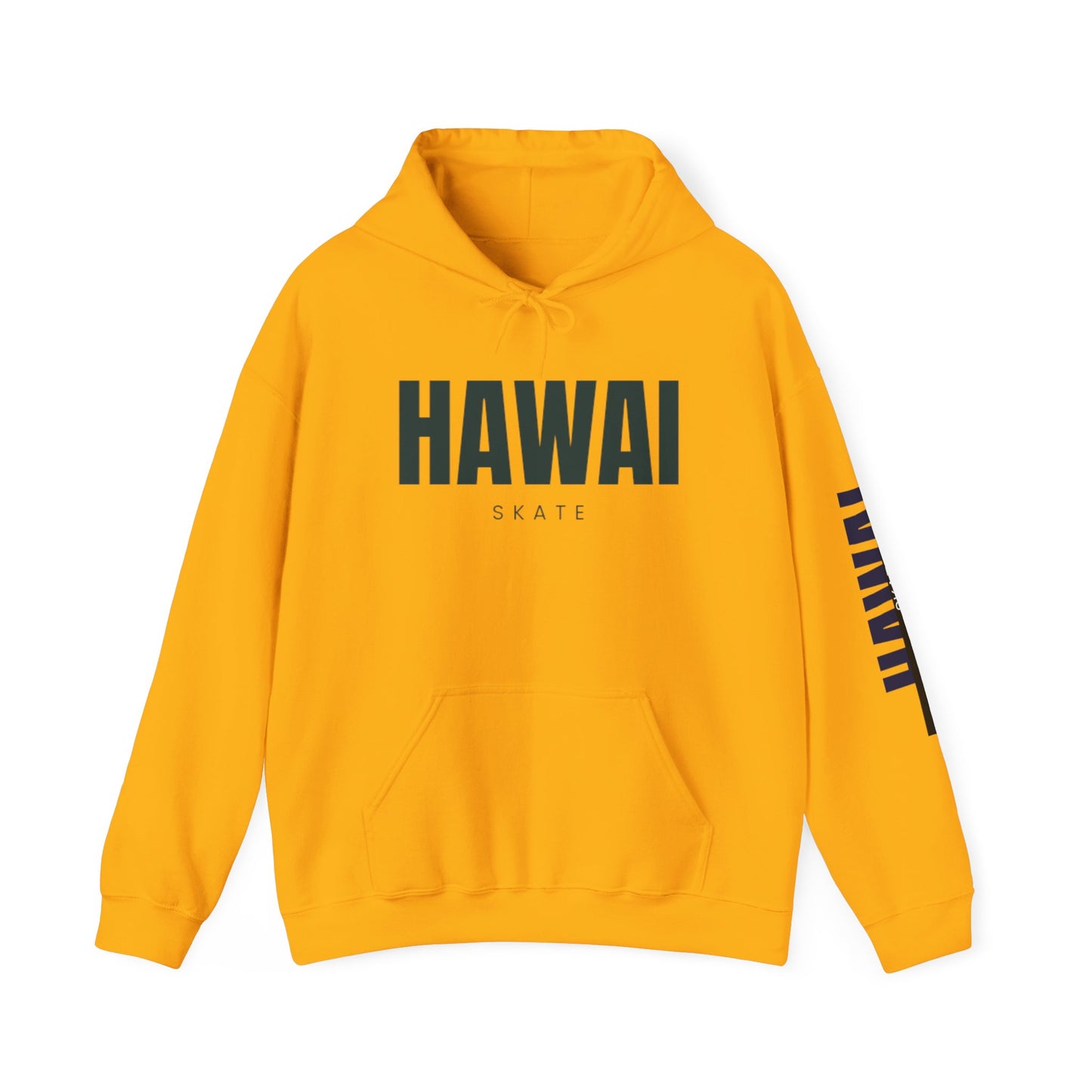 Hawai Skate Hooded Sweatshirt - Casual Streetwear, Unisex Pullover, Perfect for Skate Lovers, Ideal for Everyday Wear, Gift for Him/Her