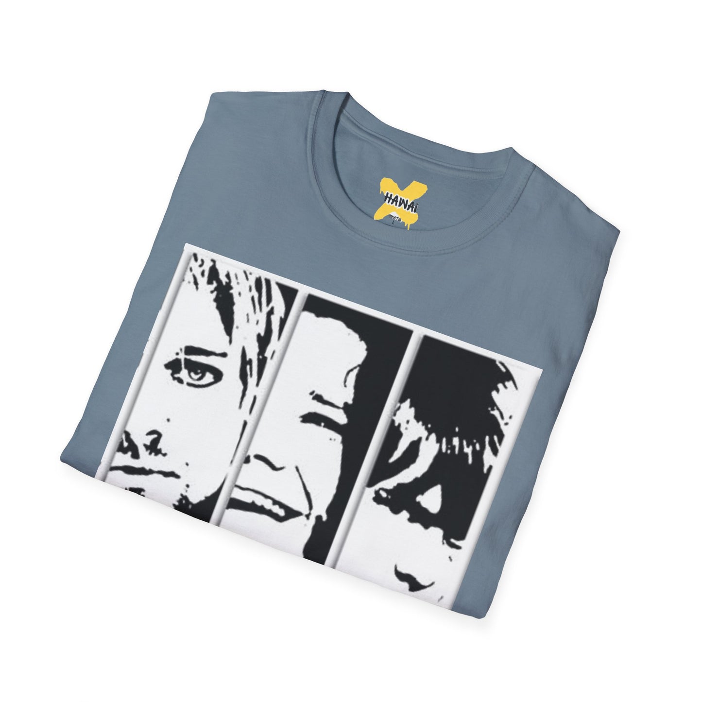 Trendy Band Graphic T-Shirt, Unisex Softstyle Tee, Casual Everyday Wear, Music Lover Gift, Rock Band Style