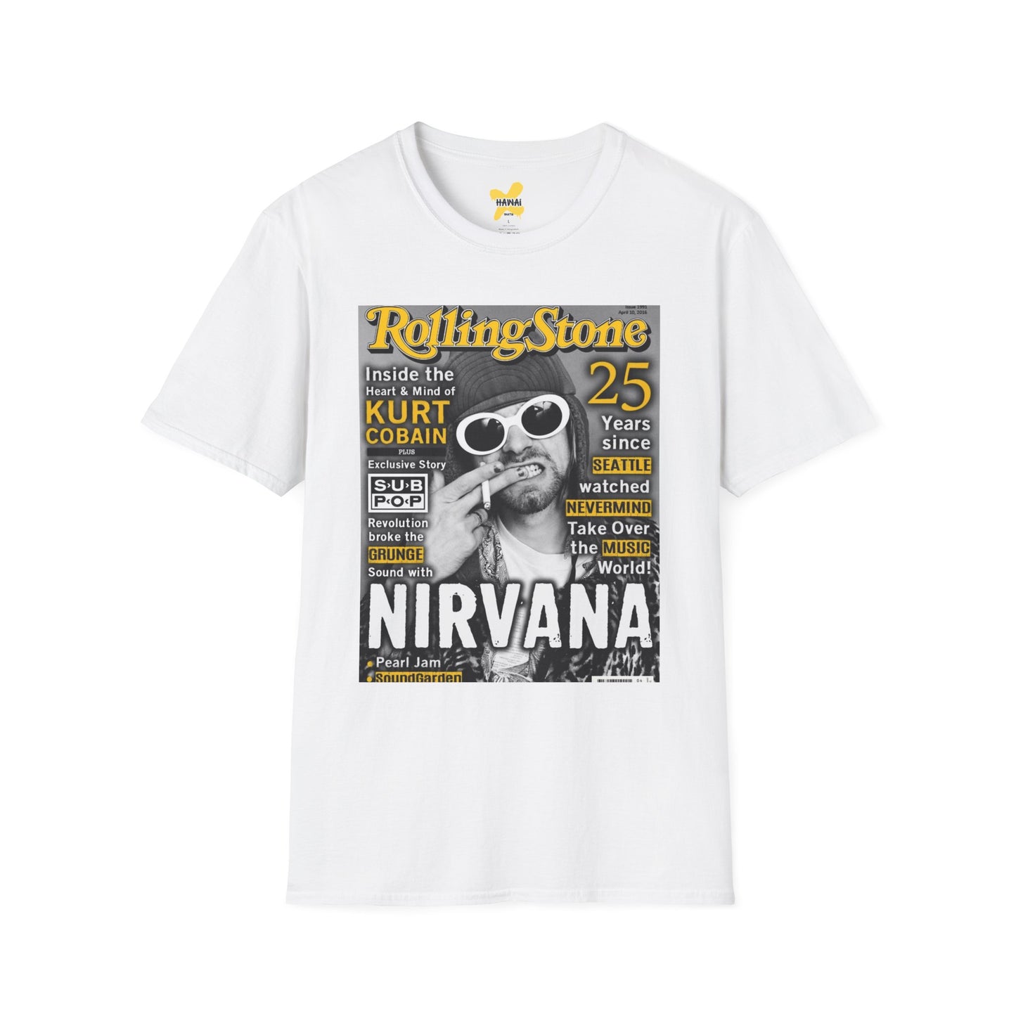 Nirvana Vintage Rolling Stone Unisex T-Shirt