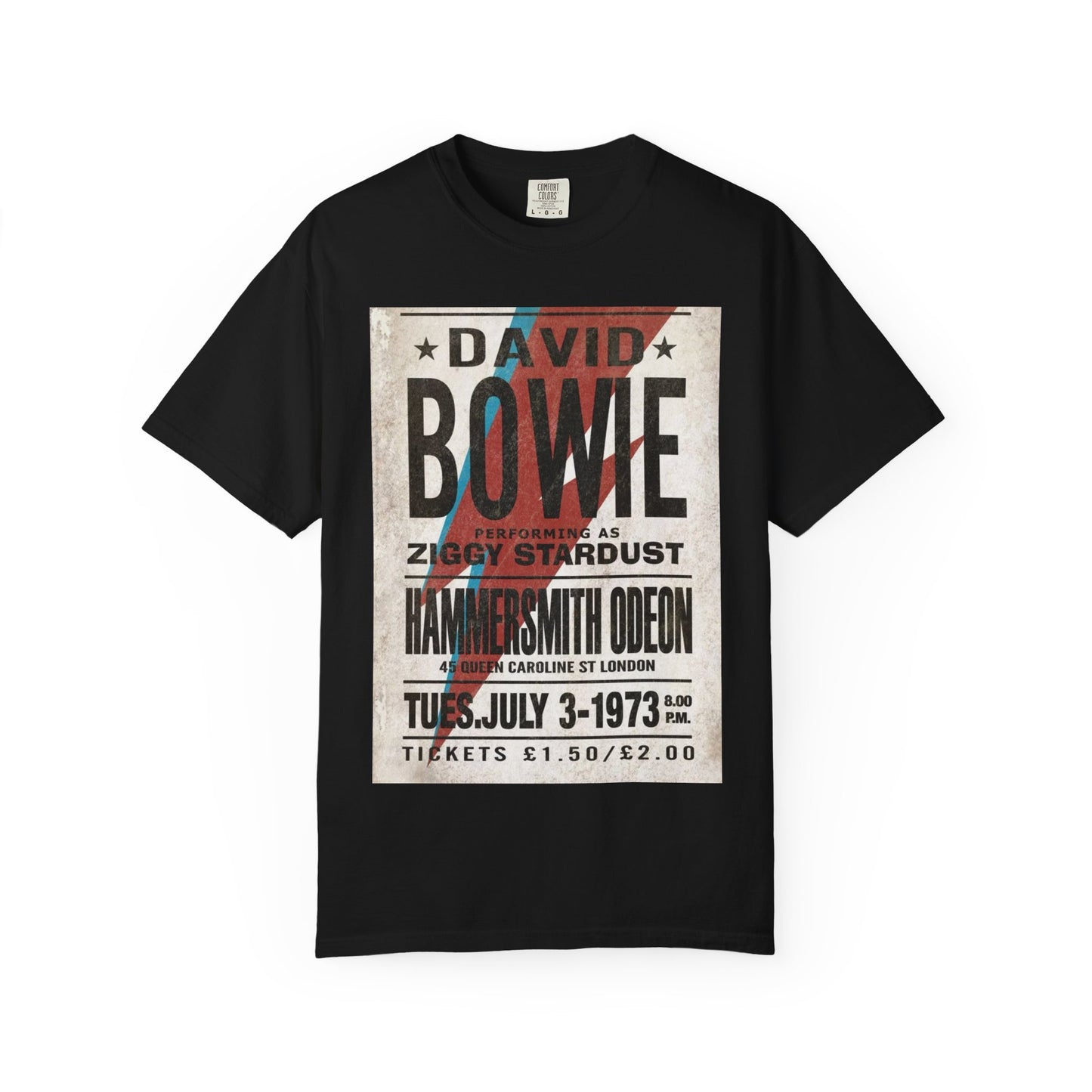 Retro Ziggy Stardust T-Shirt - Unisex Garment-Dyed Tee