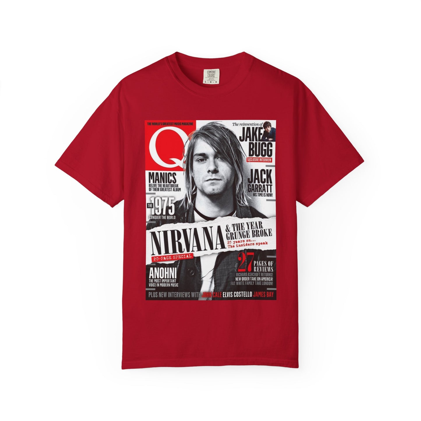 Nirvana Graphic T-Shirt - Retro Rock Apparel for Music Lovers