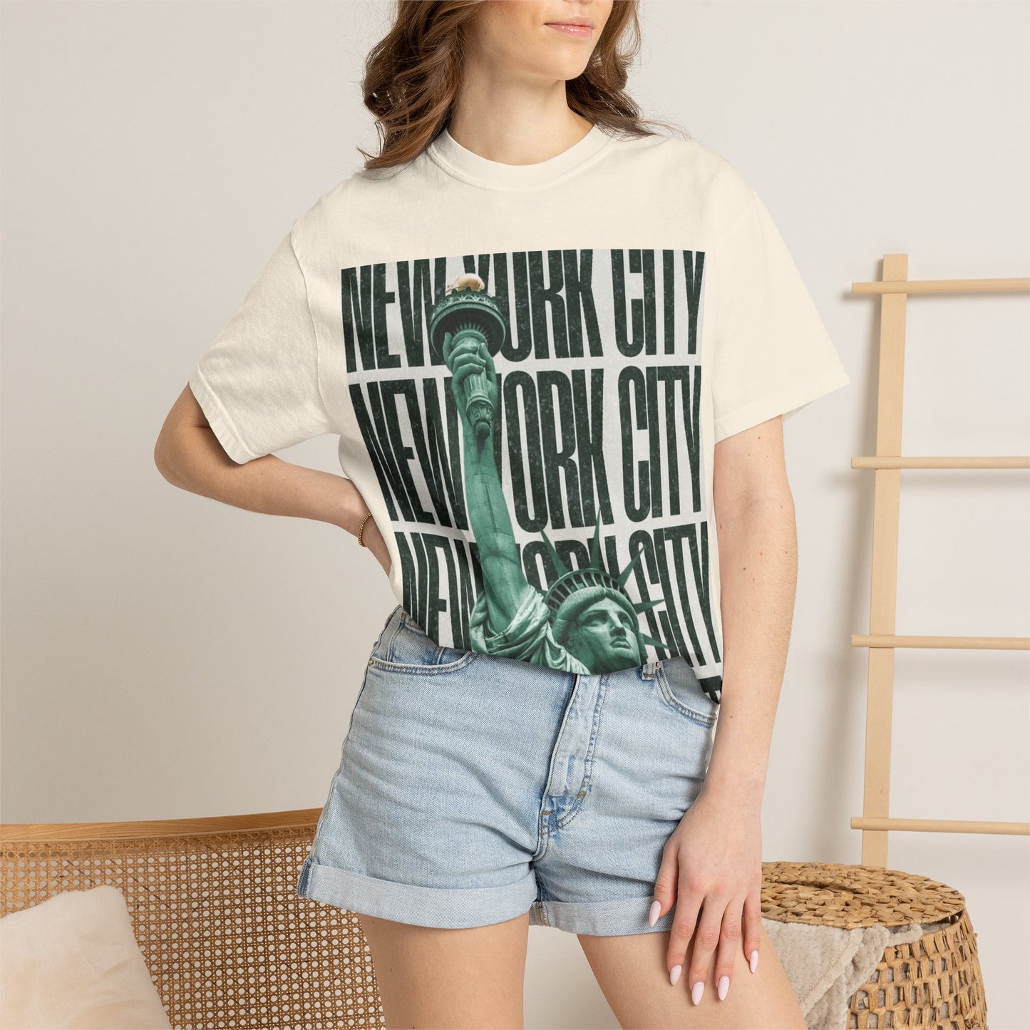 New York City Statue of Liberty Graphic T-Shirt — Retro Urban Travel Tee