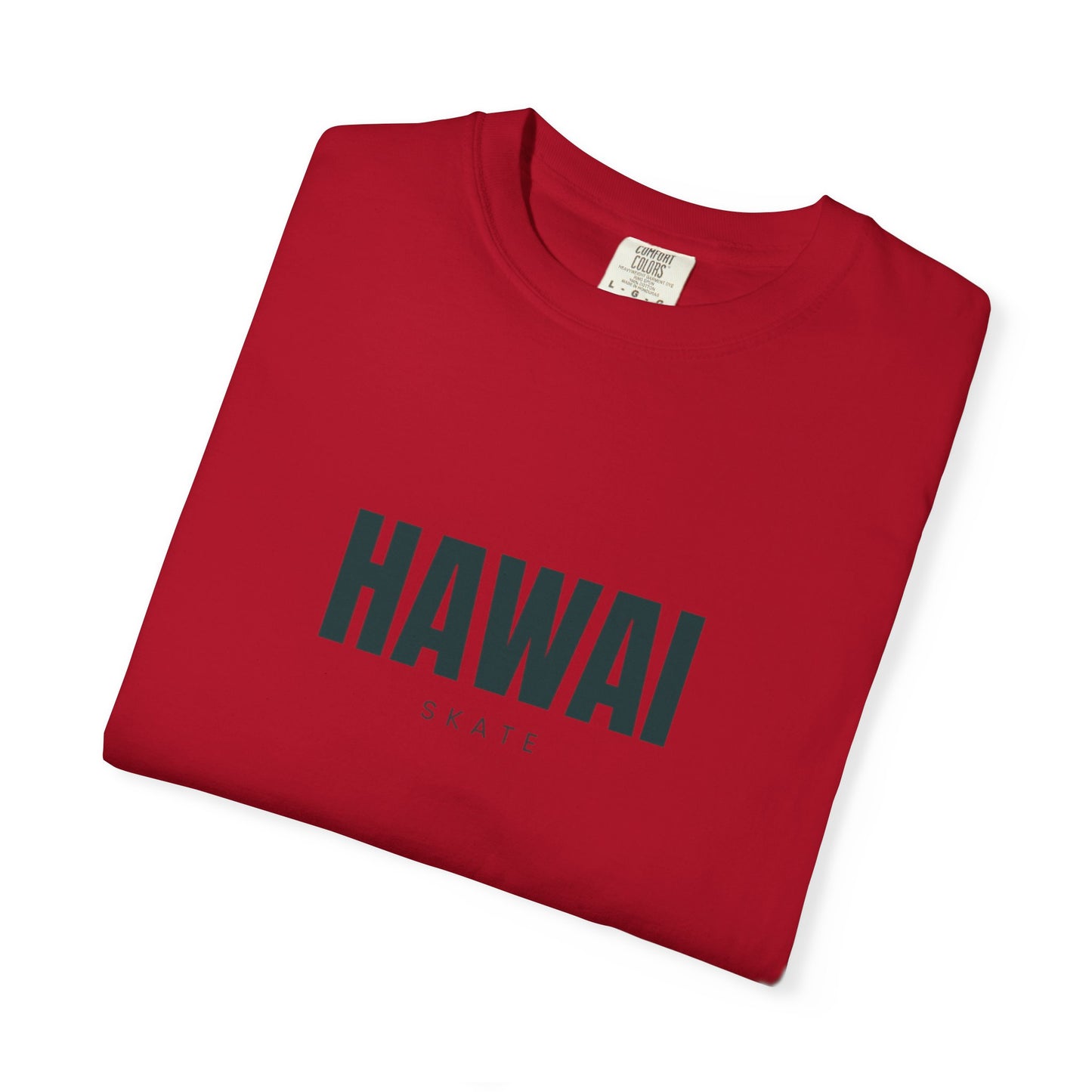 Hawaii Garment-Dyed Unisex T-shirt - Casual Beachwear, Travel Souvenir, Summer Vibes, Gift for Him/Her, Retro Style