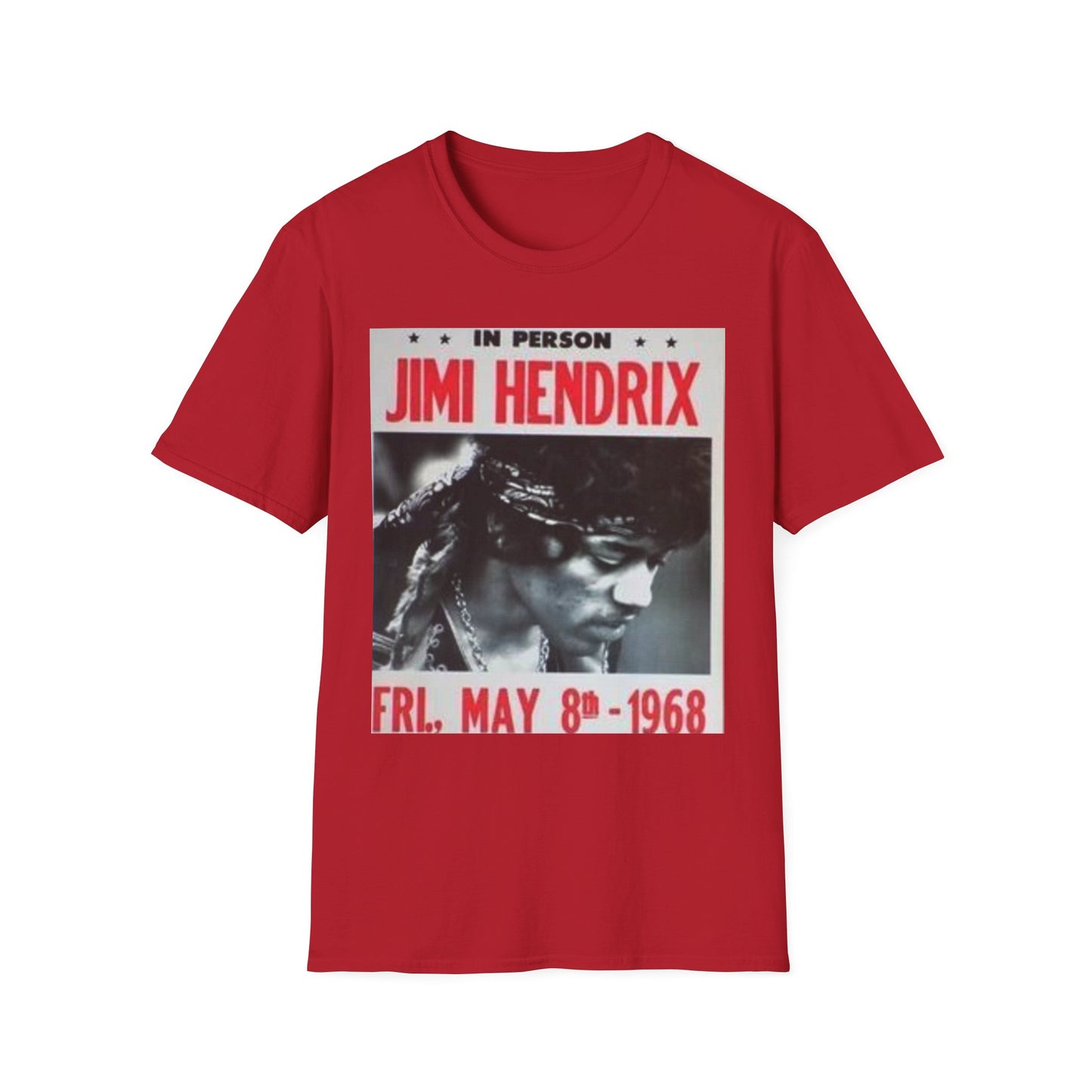 Vintage Jimi Hendrix T-Shirt, Retro Rock Tee, Music Gift for Fans, Unisex Graphic Tee, Concert Memorabilia