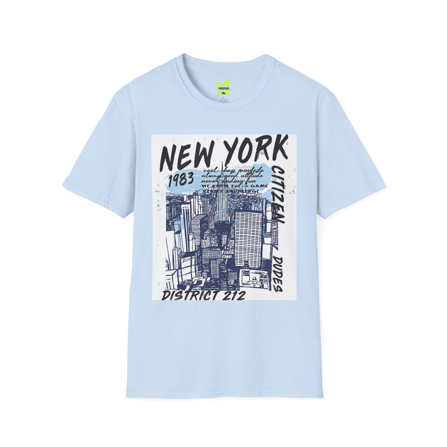New York City Graphic Unisex T-Shirt - 1983 District 212 Design