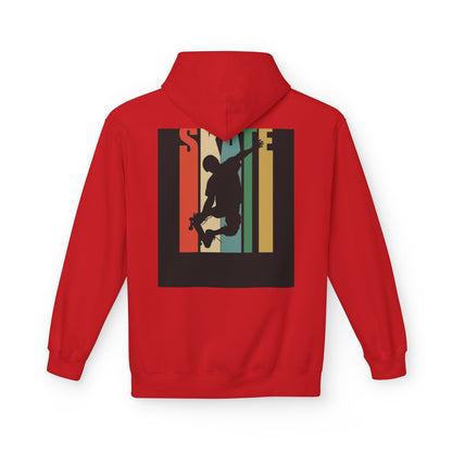 Unisex Fleece Hoodie with Skate Design - Comfortable Streetwear for Skate Enthusiasts