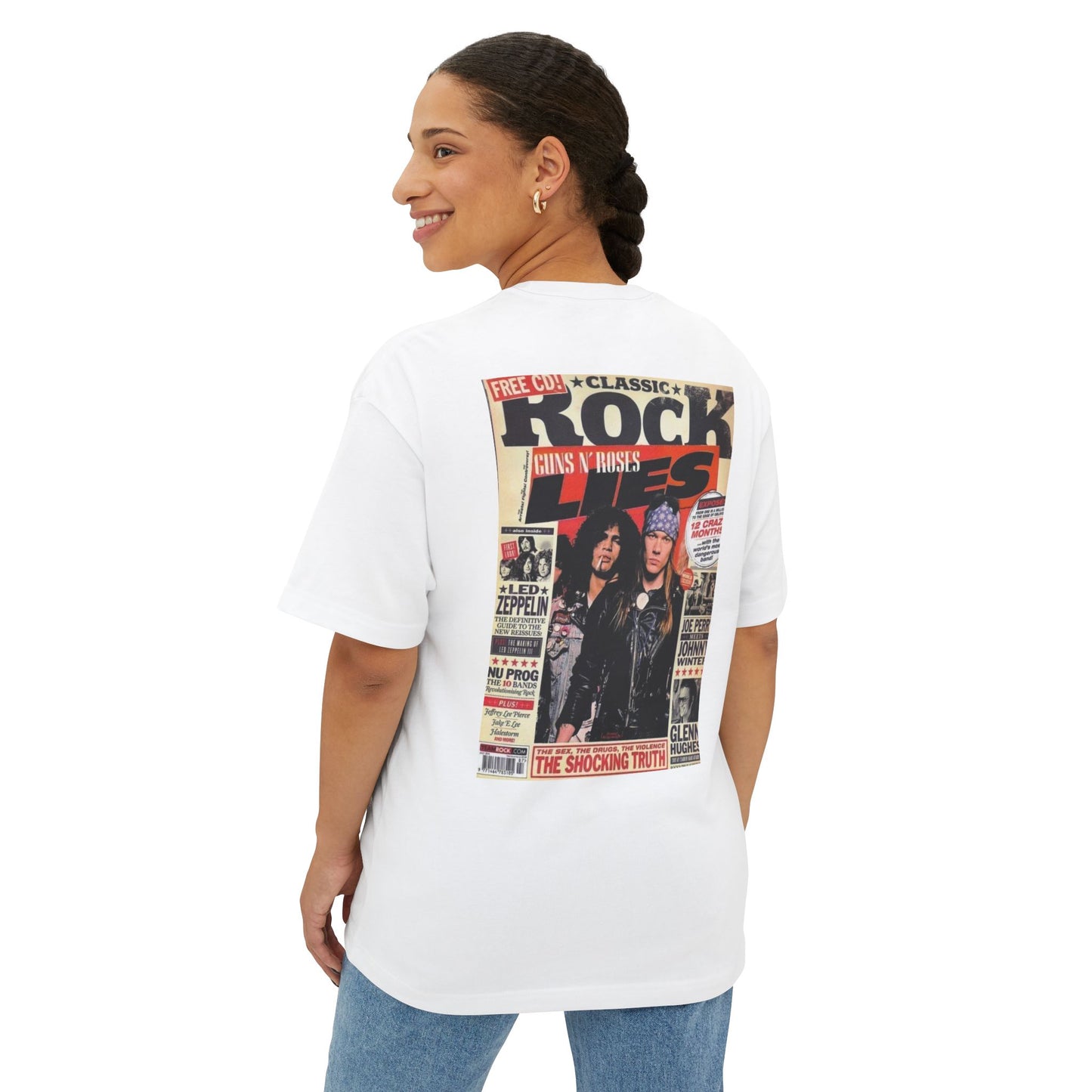 Hawaii Flamingo Graphic Tee - Unisex Oversized Boxy T-Shirt for Casual Wear