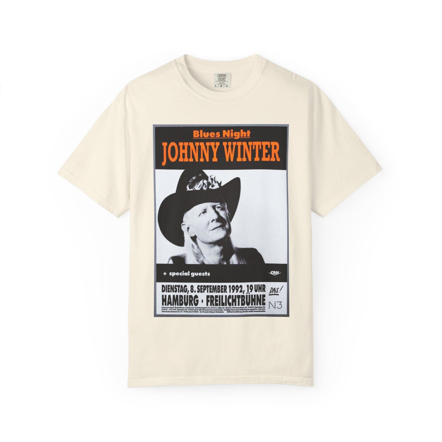 Vintage Johnny Winter Blues Night T-shirt
