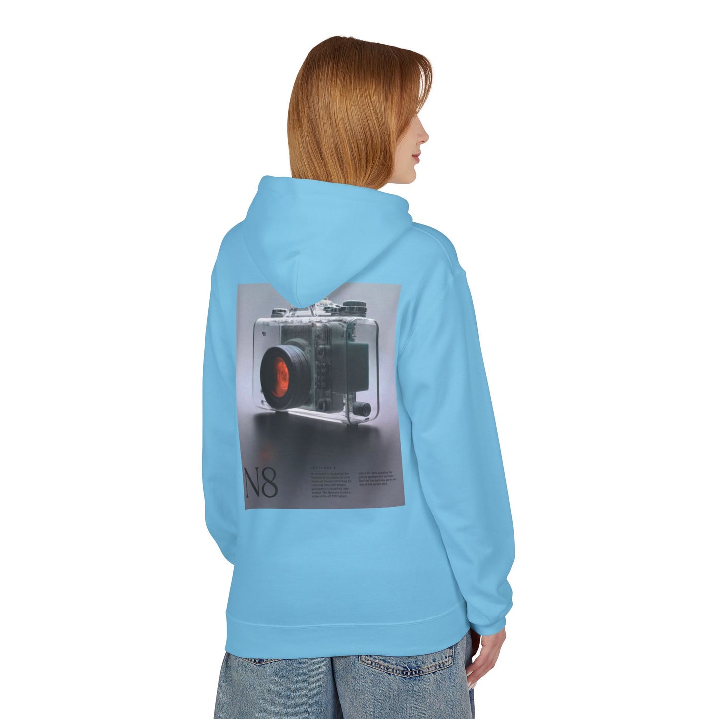 Retro Camera Photo Hoodie, Cozy Unisex Fleece Sweatshirt for Photography Lovers, Fashion Gift for Birthdays, Casual Wear, Everyday Style