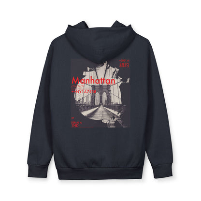Manhattan Vintage Bridge Hoodie — Retro NYC Pullover