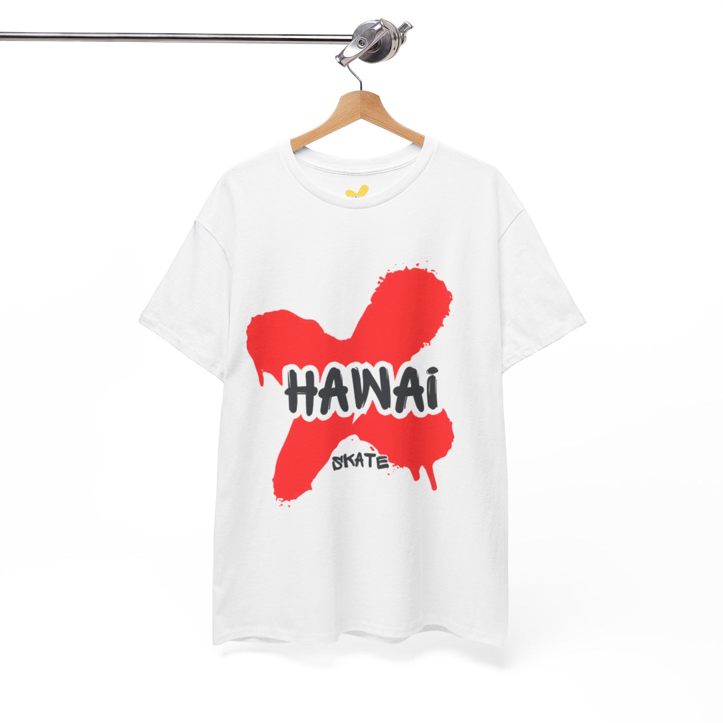 Hawaii Skate Unisex Heavy Cotton Tee - Bold Graphic Design for Skate Enthusiasts