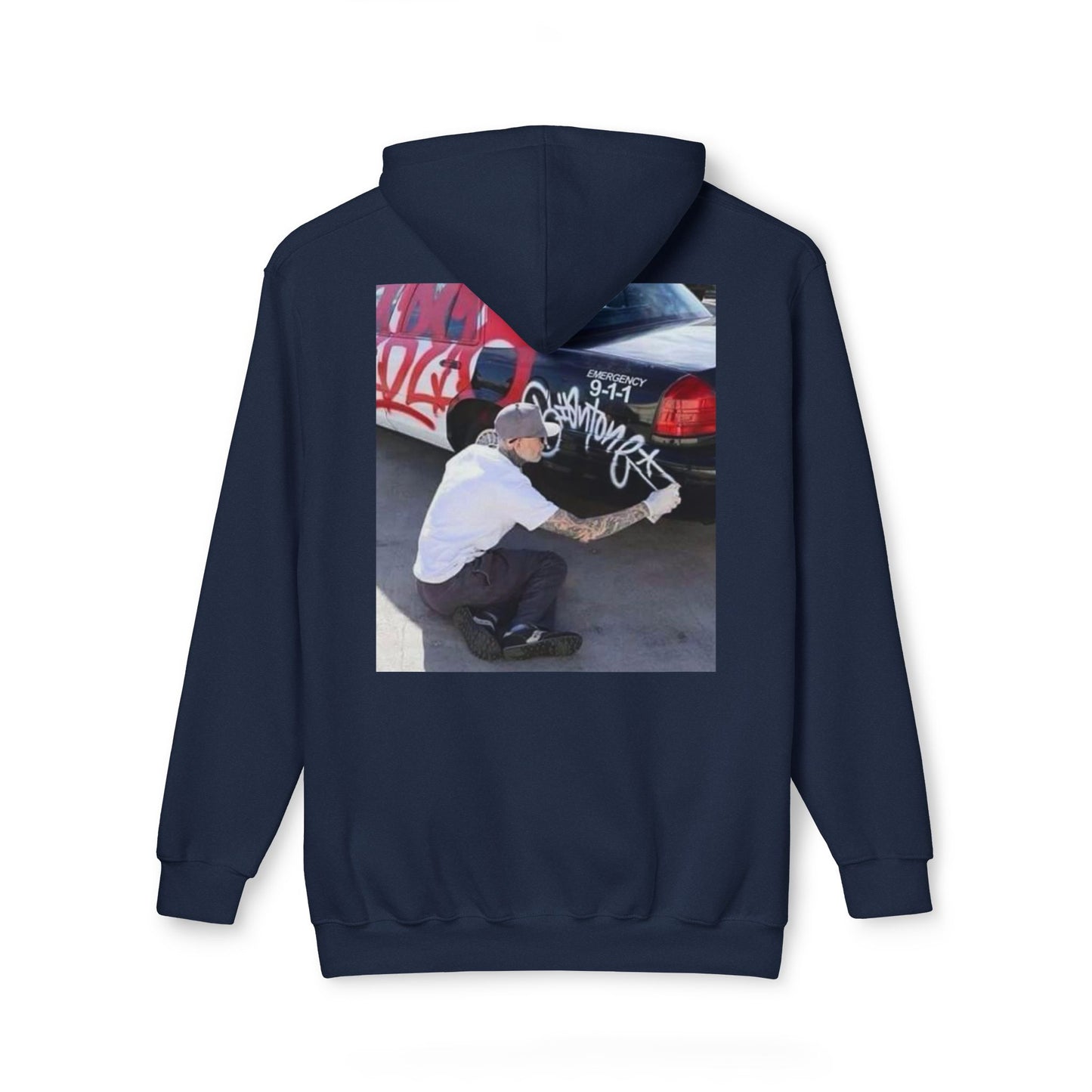 Urban Graffiti Unisex Hooded Sweatshirt - Street Art Inspired