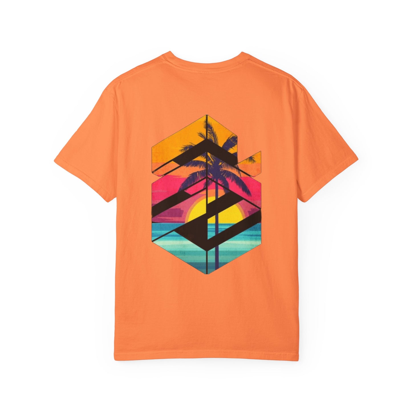 Tropical Sunset Unisex T-Shirt | Beach Vibes & Relaxation