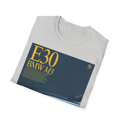 BMW E30 M3 Graphic Tee, Unisex Car Lover Shirt, Automotive Gift, Vintage T-Shirt, Car Enthusiast Apparel, Perfect for Birthdays