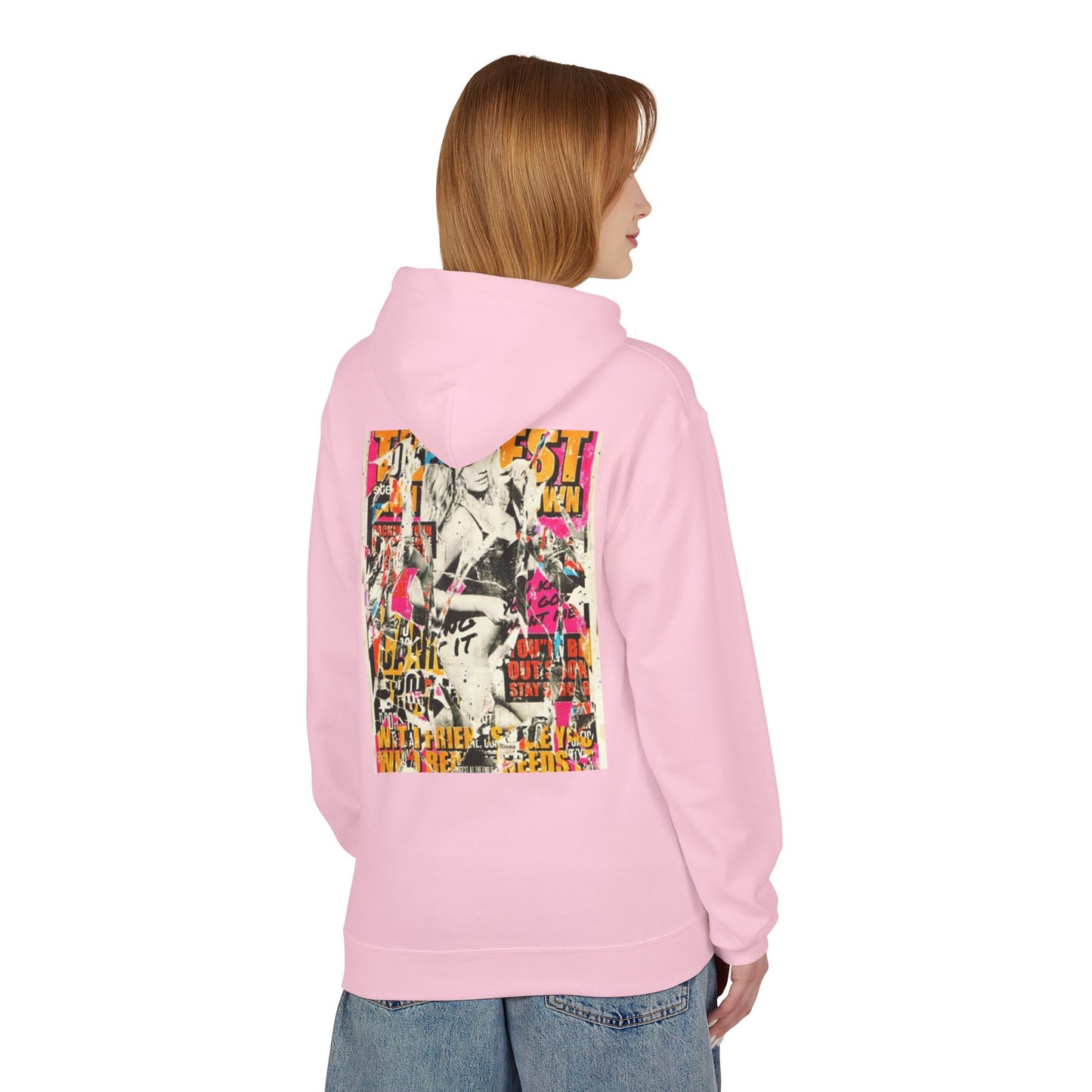Unisex Midweight Softstyle Fleece Hoodie - Trendy Graphic Art Design