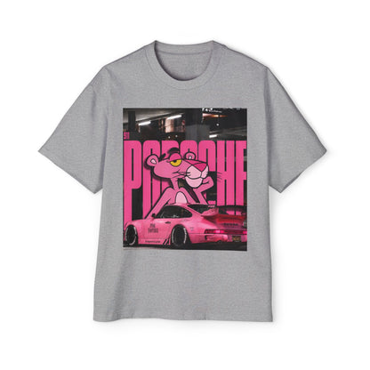 Pink Panther Streetwear Tee — Retro Racing Graphic Shirt