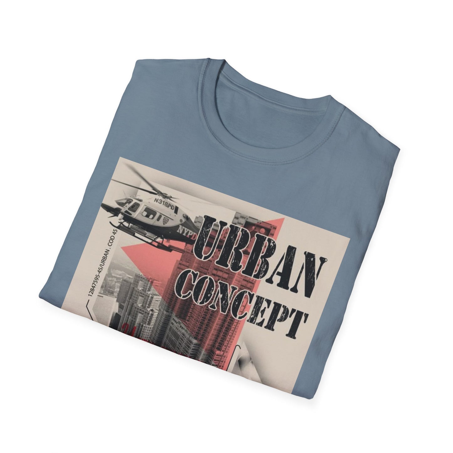 Urban Concept Unisex T-Shirt, Streetwear Tee, Graphic Tee, Casual Fashion, Gift for Him/Her, Trendy Urban Wear
