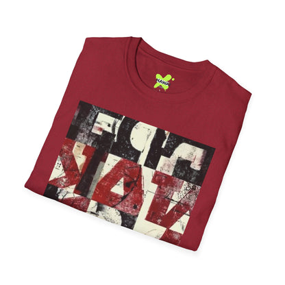 Artistic Unisex Softstyle T-Shirt - Modern Abstract Design