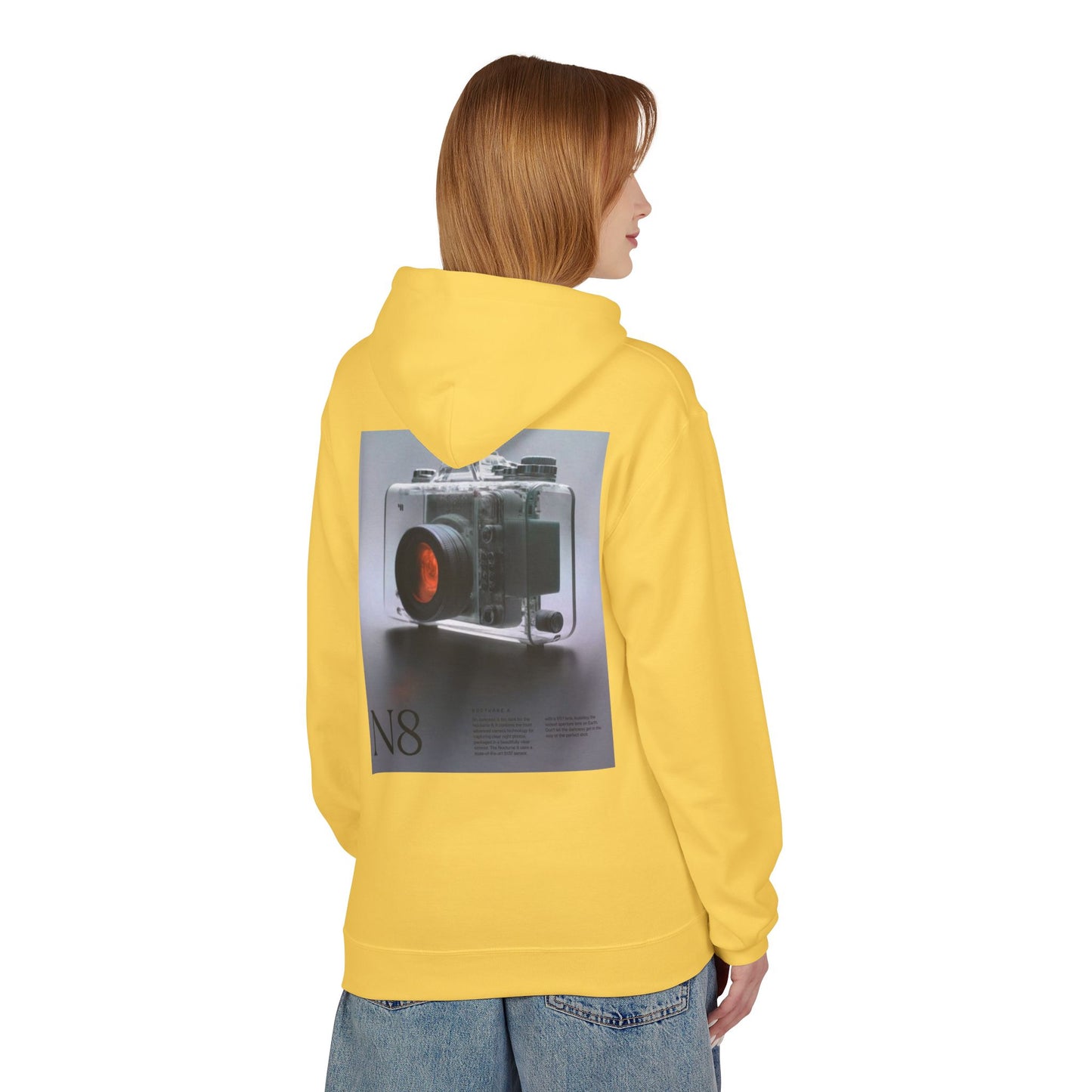 Retro Camera Photo Hoodie, Cozy Unisex Fleece Sweatshirt for Photography Lovers, Fashion Gift for Birthdays, Casual Wear, Everyday Style