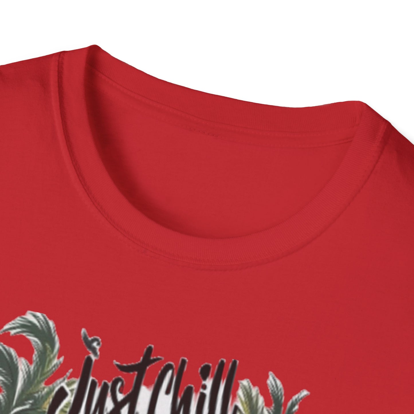 Just Chill Unisex Softstyle T-Shirt - Relaxing Frog Design for Casual Summer Vibes