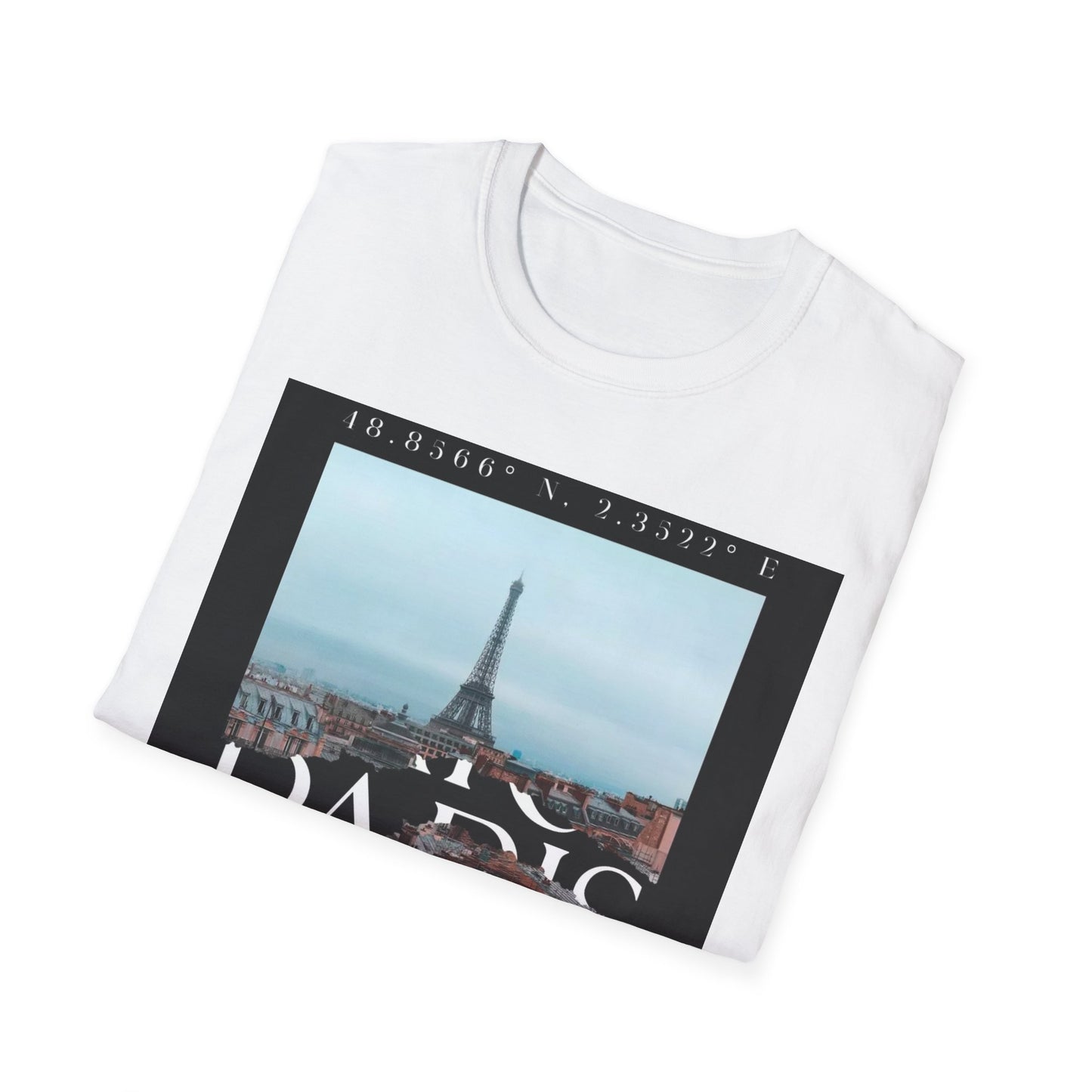 Paris Eiffel Tower Photo Tee — "Paris Paris" Graphic T-Shirt