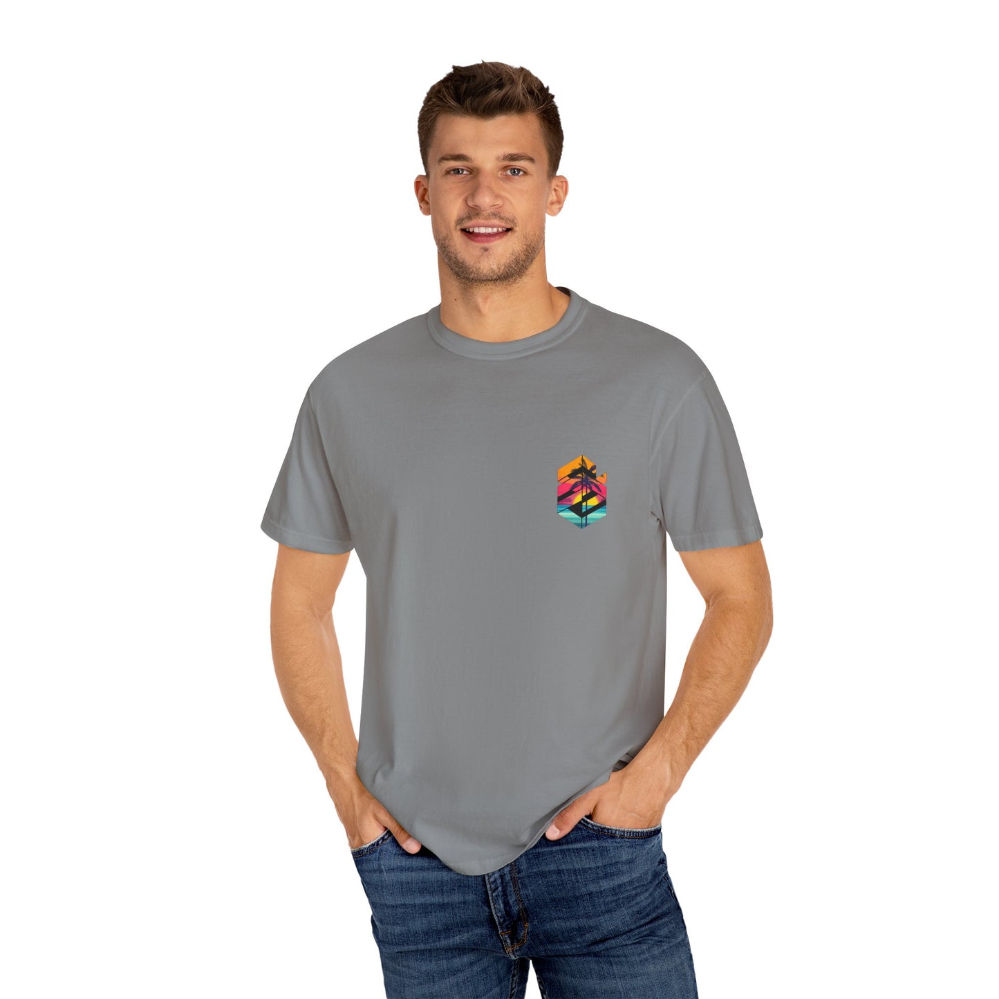 Tropical Sunset Unisex T-Shirt | Beach Vibes & Relaxation