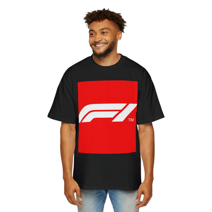 Racing Graphic Tee — Bold Red F1 Logo Shirt