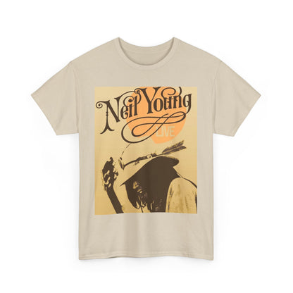 Vintage Rock Band T-Shirt featuring Neil Young, Music Lover Gift, Concert Apparel, Unisex Style, Retro Graphic Tee