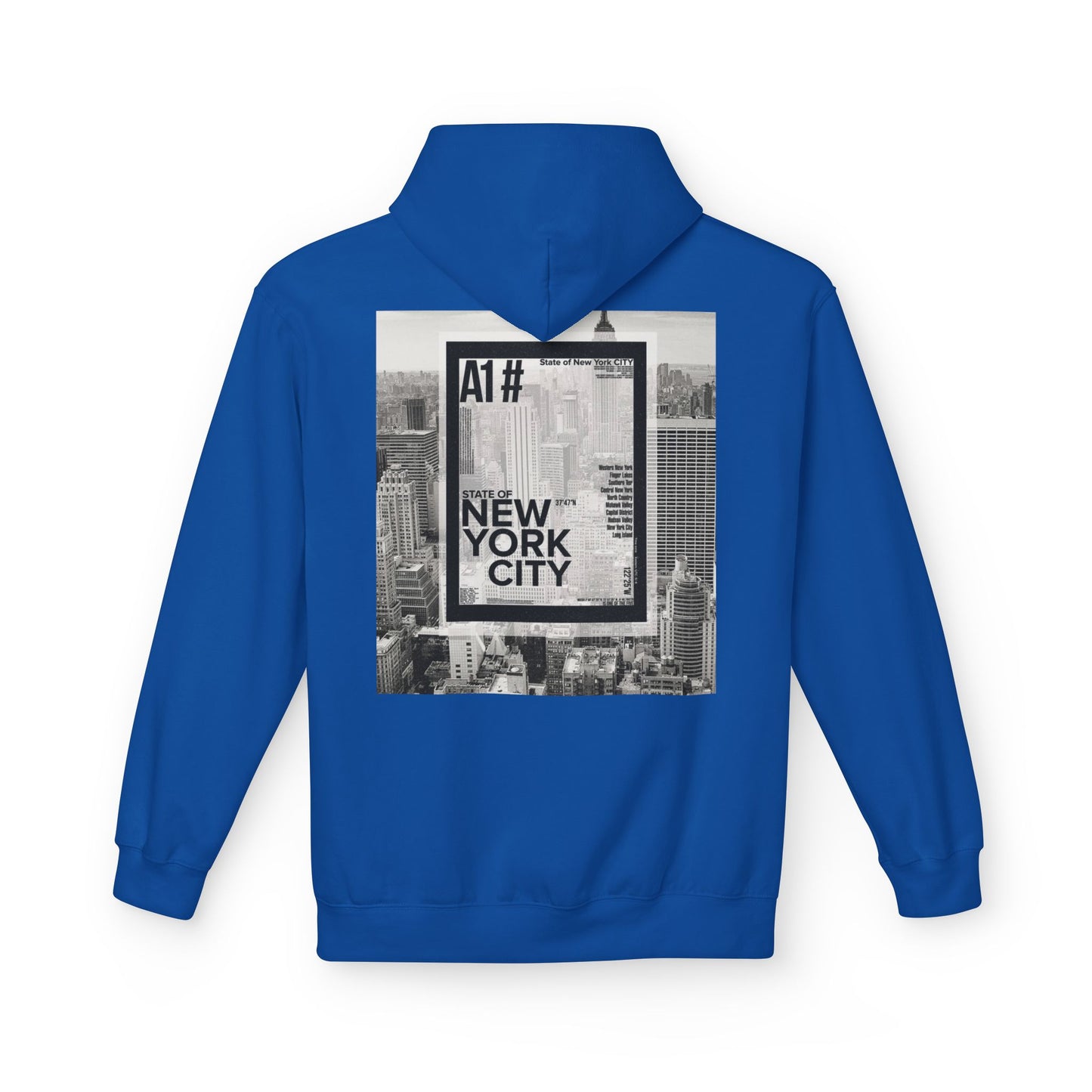 Happy Vibes Unisex Fleece Hoodie - Smiley Face Design